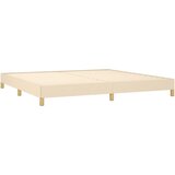  Okvir za krevet bez madraca krem 200x200 cm od tkanine | shoptok.hr