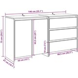  2-dijelni komoda boja hrast artisan konstruirano drvo | shoptok.hr