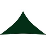 vidaXL Senčno jadro oksford blago trikotno 2,5x2,5x3,5 m temno zeleno, (20965406) | Shoptok.si