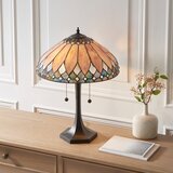 Endon 112183 - Stona lampa Tiffany BROOKLYN, 2x E14/10W/230V, prečnika 40 cm | Eponuda.com