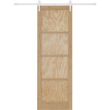 vidaXL klizna vrata s setom dijelova 78x232 cm od čvrste borovine | shoptok.hr