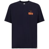 Dickies Majica 'Apison' mornarska / oranžna | Shoptok.si