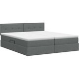  Krevet s od storage s uzglavljem 2 kom. Tamnosiva Lažna koža | shoptok.hr