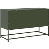vidaXL TV ormarić maslinastozeleni 100,5x39x60,5 cm čelični | shoptok.hr
