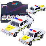  Klasični policijski automobil s metalnim pogonom i otvaranjem vrata, bijeli 1:32 | shoptok.hr