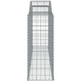  Obokane gabion košare 6 kosa 300x50x120/140 cm pocinkano železo | Shoptok.si