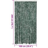  Zastor protiv muha zelena i bijela 100 x 200 cm od šenila | Eponuda.com
