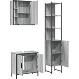  3-dijelni set kupaonskih ormarića boja hrasta sonome drveni | shoptok.hr