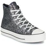 Converse CHUCK TAYLOR ALL STAR LIFT PLATFORM GLITTER Crna