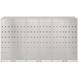  Skladištenje kanti za 3 kante Srebrno 340 x 77.5 x 115.5 cm | shoptok.hr