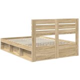  Konstrukcija postelje z vzglavjem Sonoma hrast 150 x 200 cm, (5000103416) | Shoptok.si