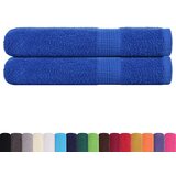 vidaXL Brisače 2 kos modra 100x200 cm 360 g/m² 100% bombaž, (21822872) | Shoptok.si