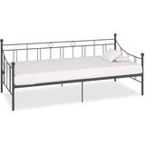 vidaXL Posteljni okvir za dnevno posteljo siv kovinski 90x200 cm Cene