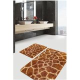Mila Home Rjave žametne kopalniške preproge v kompletu 2 ks 60x100 cm – | Shoptok.si