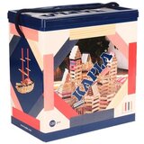 KAPLA 120 Box Natur - temno modra/roza/rdeča Cene