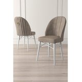 Hanah home Set od 4 trpezarijske stolice Rhythm Cappuccino-bijela | Eponuda.ba