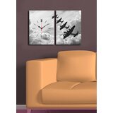 Wallity zidni sat 2P3040CS-131, 64x40 cm, 2 dela | ePonuda.com