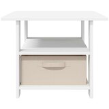  Klubska miza s predalom Bela 77 x 55 x 42 cm Konstruiran les, (5000295410) | Shoptok.si