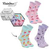 ZOOKSY/RAINBOW SOCKS Rainbow Socks Sweets In A Box Of 3 Pairs | Shoptok.si