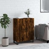  Komoda boja dimljenog hrasta 69,5x34x90 cm konstruirano drvo | shoptok.hr