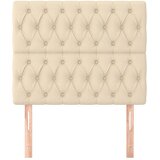 Uzglavlje krem boje 100x7x118/128 cm tkanina | shoptok.hr