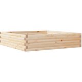 Vrtno cvetlično korito 100x100x23 cm trdna borovina | Shoptok.si