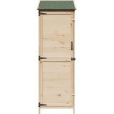 Vrtna Šupa Prirodna 59,5 x 56 x 176,5 cm Čvrsto drvo jele | shoptok.hr