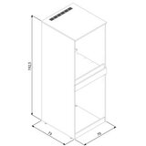 Hanah home Ormarić za veš mašinu Linfa 70 020 | Eponuda.com
