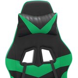  Igraća stolica crno-zelena od umjetne kože | shoptok.hr