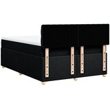  Krevet s oprugama i madracem crni 140x200 cm od tkanine | shoptok.hr
