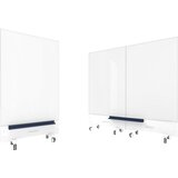 magnetoplan pomična brezkončna stena, obojestransko bel emajl, vxšxg 1910 x 1000 x 340 mm | Shoptok.si