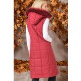 Dewberry Z6718 WOMEN'S VEST-PLAIN BURGUNDY | shoptok.hr