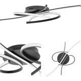 UNIPRODO Moderna LED stropna svetilka z daljinskim upravljanjem - prepletene linije, (21831892) Cene