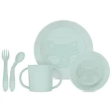 set za jelo square mint