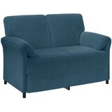 SOFA za dvije osobe Plava 138 x 83 x 95 cm Baršun - Plava 2-Sjedalo (120 cm) | shoptok.hr