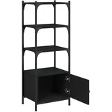  Regal za knjige 3 razine crni 41x30x109,5 cm konstruirano drvo | Eponuda.ba