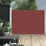 vidaXL Zložljiva stranska tenda za teraso 100x500 cm rjava | Shoptok.si