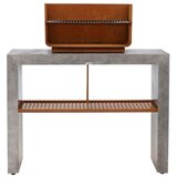 Venture Home modul vanjske kuhinje s ro&amp;scaron;tiljem Velas 90 &amp;times; 120 &amp;times; 60 cm, svijetlosiva Slike