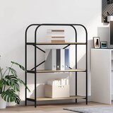 vidaXL Polica sonoma hrast 80 x 30 x 109 cm Konstruirano drvo Cijene
