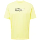 Jack & Jones Majica 'SUMMER' pastelno žuta / siva / antracit siva / bijela