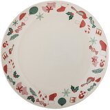 Bloomingville Krem tanjur s božićnim motivom za serviranje od kamenine ø 28 cm Yule – | shoptok.hr