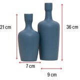 WALLXPERT vaza whells set grey blue | ePonuda.com