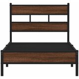  Okvir kreveta bez madraca smeđa boja hrasta 90 x 200 cm drveni | shoptok.hr
