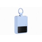 Samsung original silikonski Ring Case ovitek EF-PF721TLE za Galaxy Z Flip 4 - svetlo moder | Shoptok.si