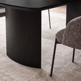 Bessagi Home Jedilna Miza Charlie, Črnam, 200x100 Slike