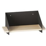Hanah home Zidna polica sa srednjim rukom, elegantna, 40x20x19 cm, crna | Eponuda.ba