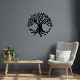 Wallity Zidna dekoracija Tree Of Life, 71 x 69 cm, Crna | ePonuda.com
