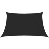  Jedro za zaštitu od sunca 160 g/m² crno 3/4 x 2 m HDPE | shoptok.hr