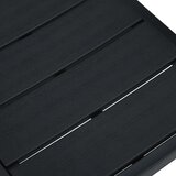  Vrtne stolice 2 kom crne HDPE s izgledom drva | shoptok.hr