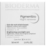 Bioderma Pigmentbio Night Renewer noćna posvjetljujuća krema 50 ml za žene | shoptok.hr